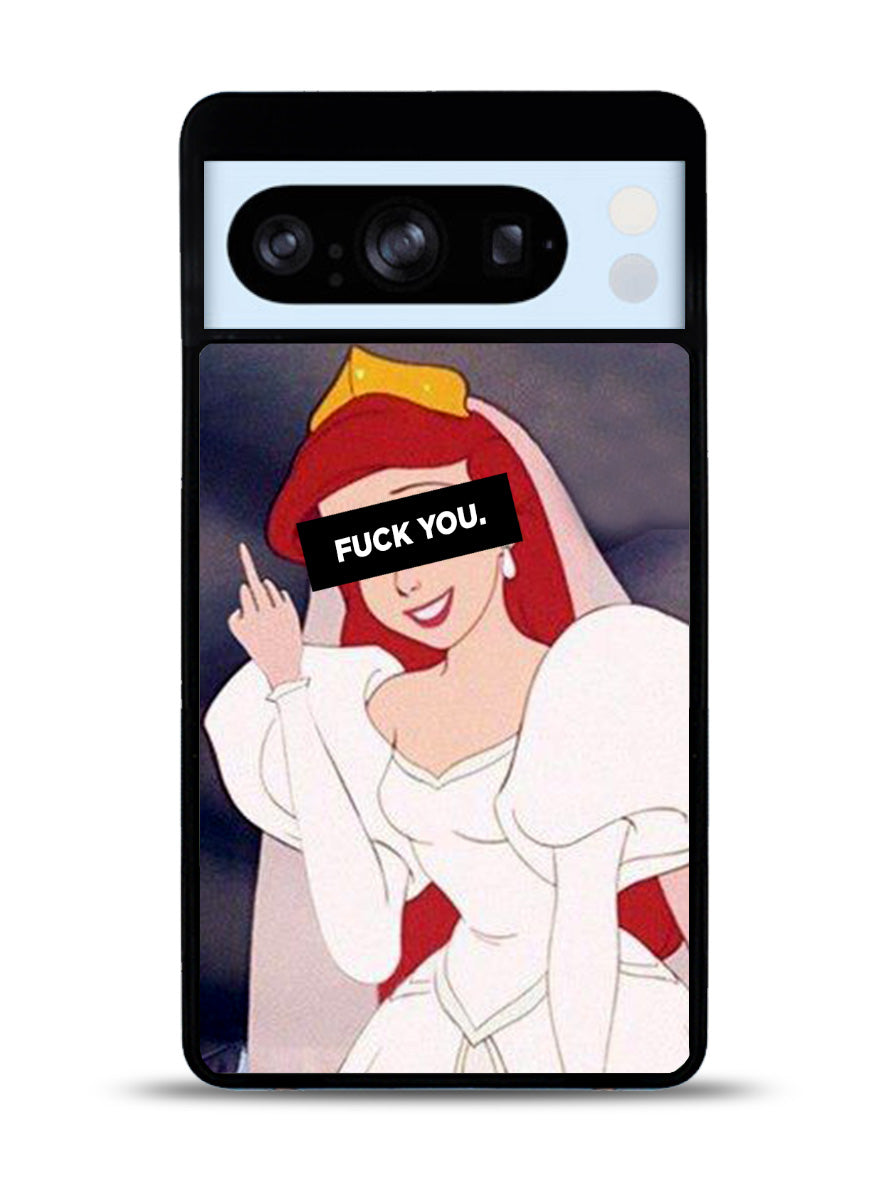 Princess Ariel Middle Finger Google Pixel 8 Pro Case QC10794