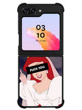 Princess Ariel Middle Finger Samsung Galaxy Z Flip 5 5G 2023 Case OV10794