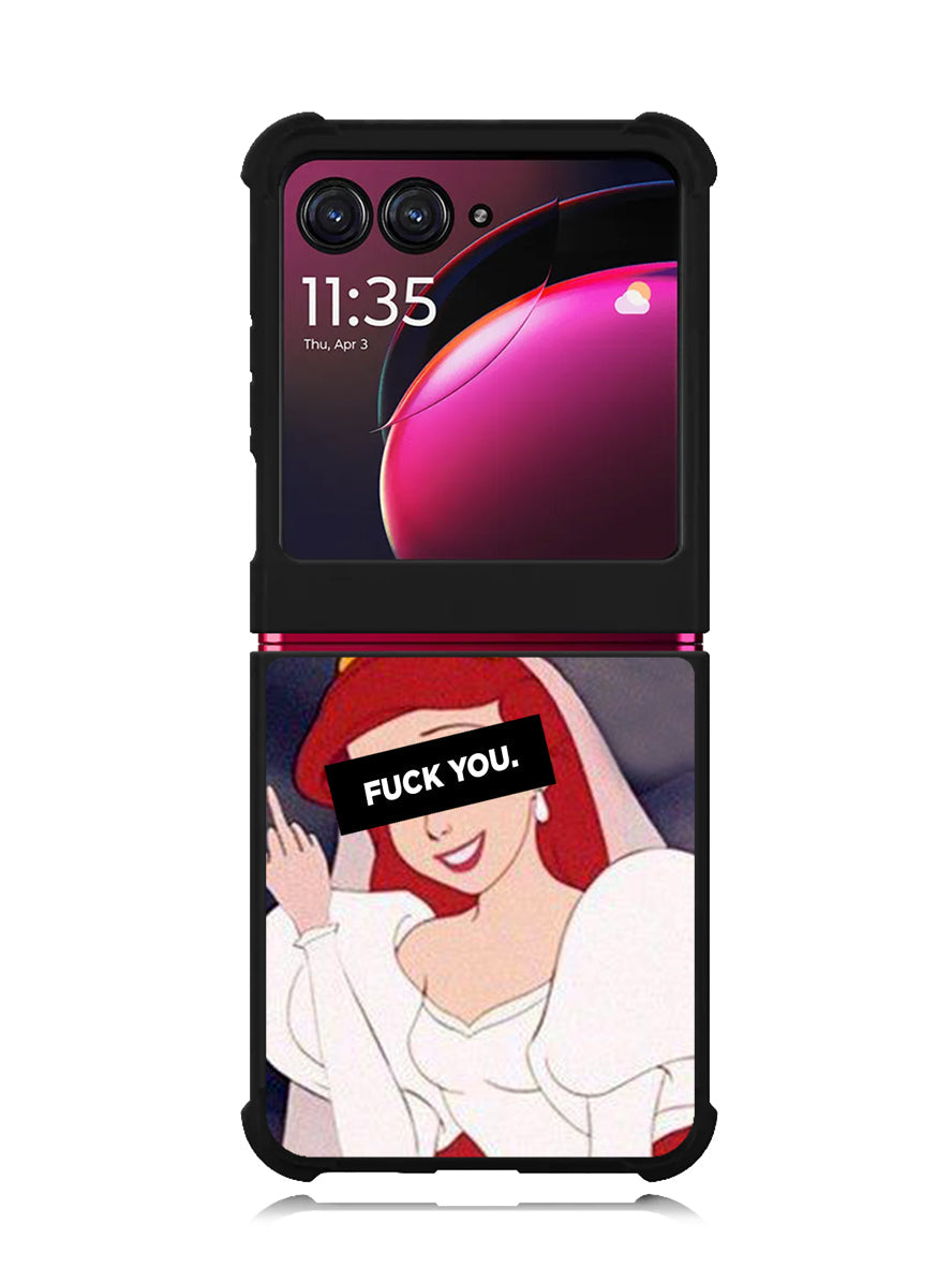 Princess Ariel Middle Finger Motorola Moto Razr Plus 2023 , Moto Razr+ 2023 Case OV10794