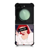 Princess Ariel Middle Finger Samsung Galaxy Z Flip 6 5G 2024 Case OV10794