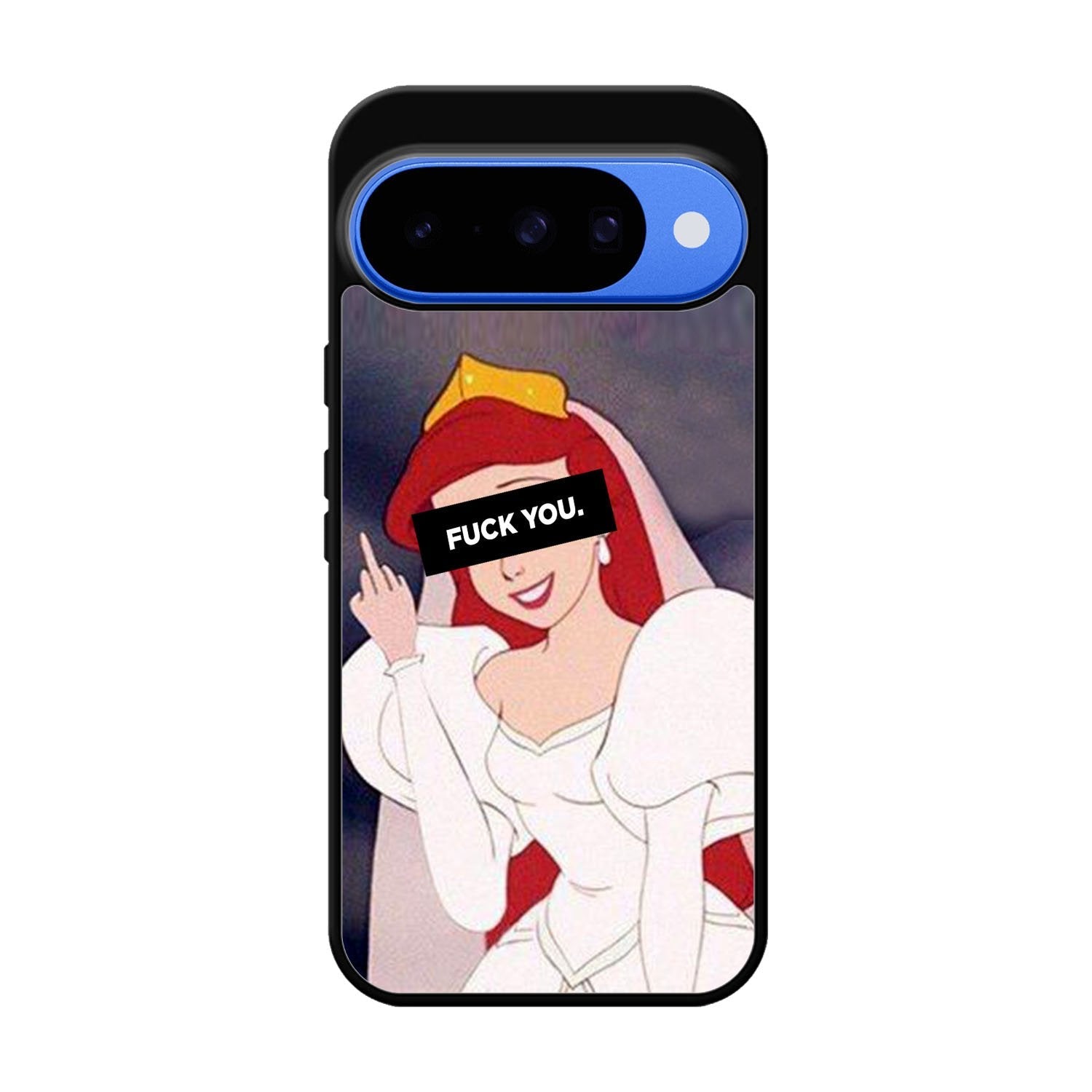 Princess Ariel Middle Finger Google Pixel 10 Case QC10794