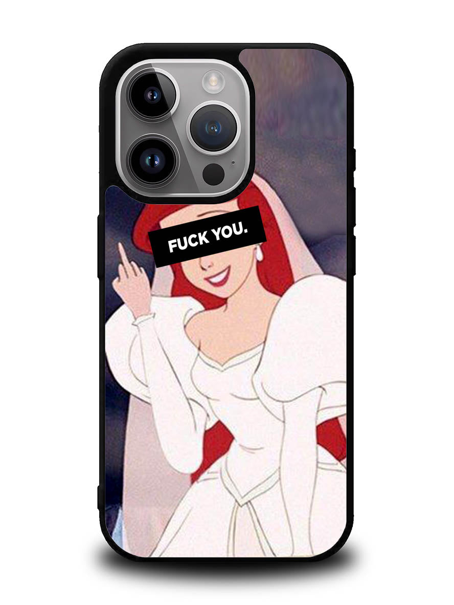Princess Ariel Middle Finger iPhone 16 Pro Case OV10794