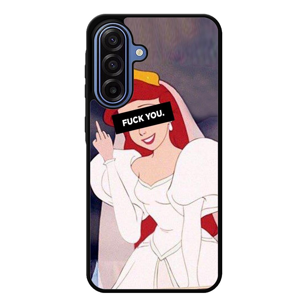 Princess Ariel Middle Finger Samsung Galaxy A17 Case QC10794