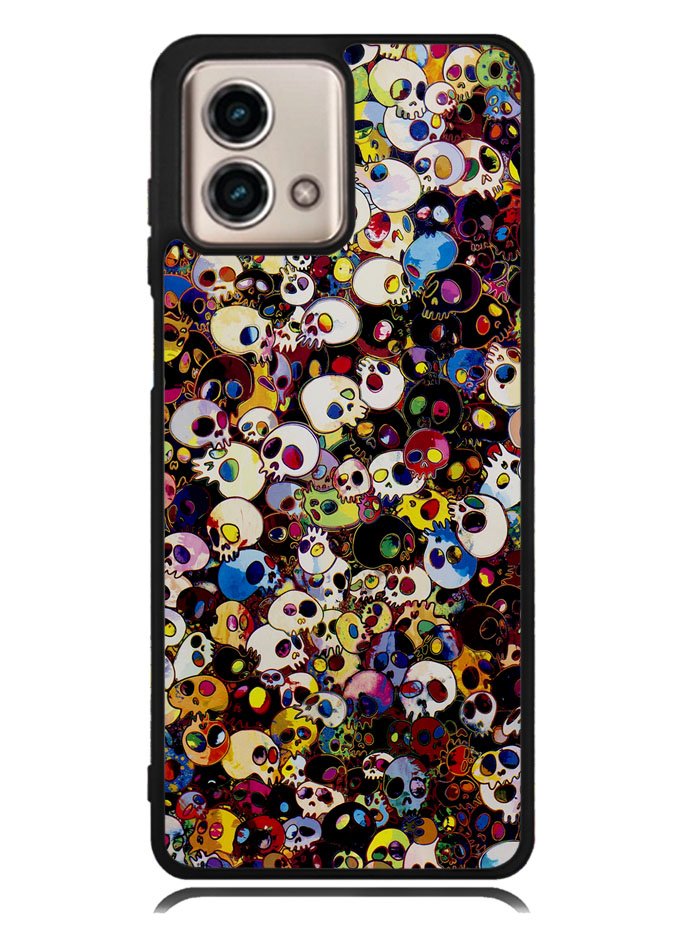 Takashi Murakami Color Skull Motorola Moto G Stylus 5G 2023 Case OV10838