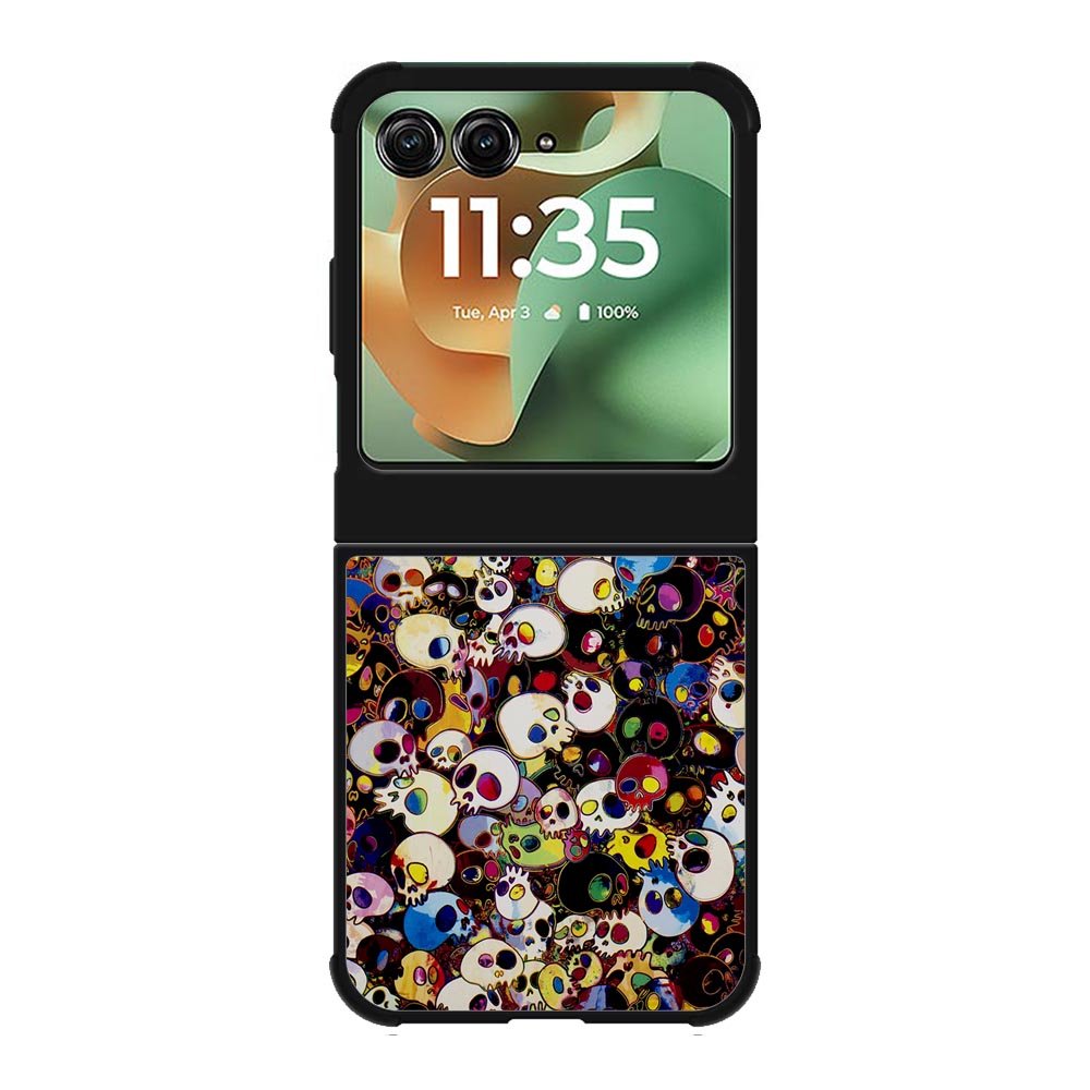 Takashi Murakami Color Skull Motorola Moto RAZR 2025 Case OV10838