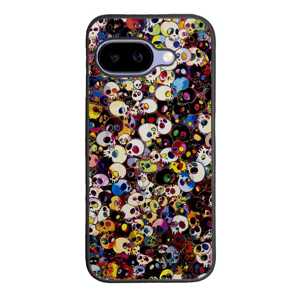 Takashi Murakami Color Skull Google Pixel 10A Case QC10838