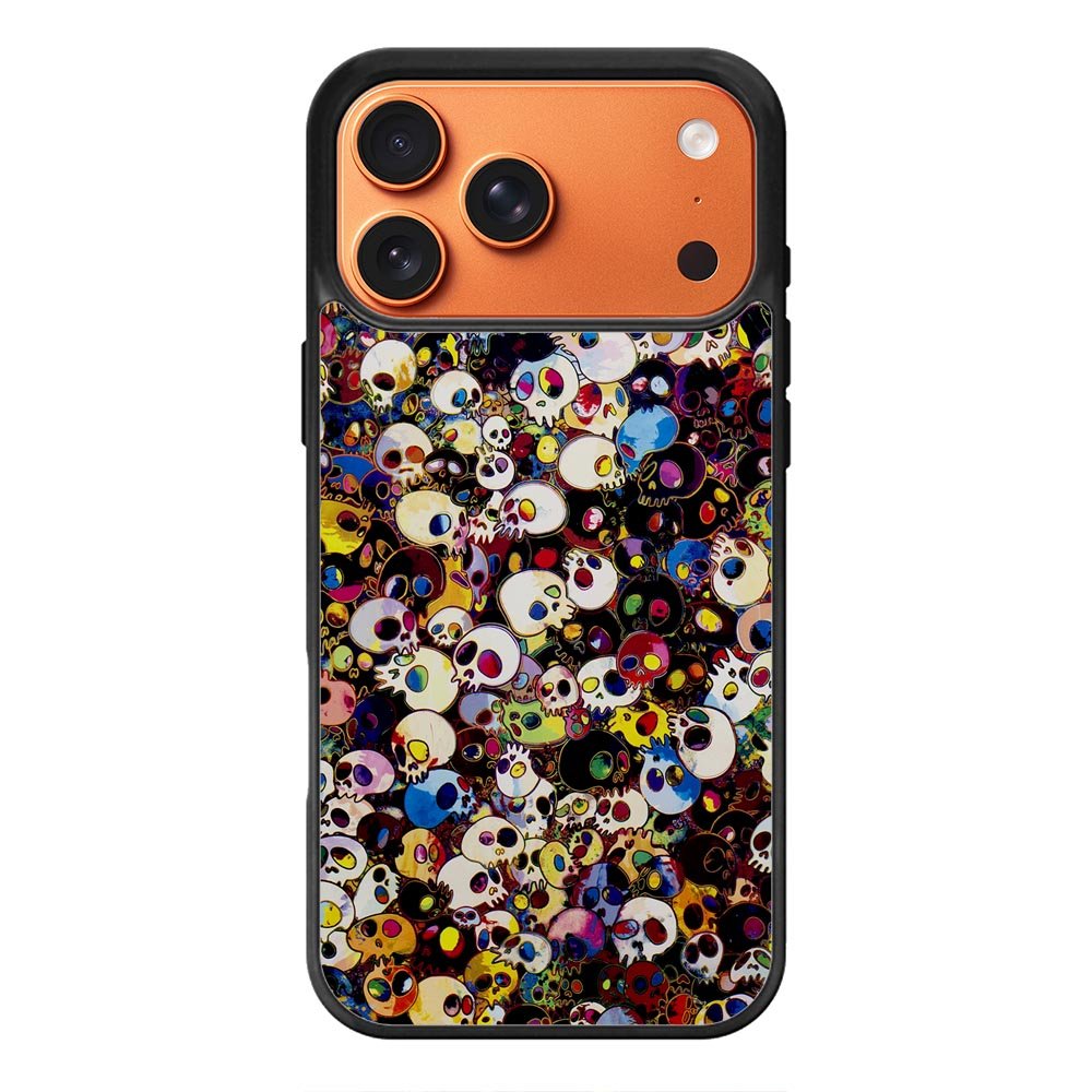 Takashi Murakami Color Skull iPhone 17 Pro Case QC10838
