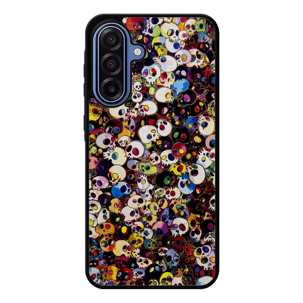 Takashi Murakami Color Skull Samsung Galaxy A17 Case QC10838