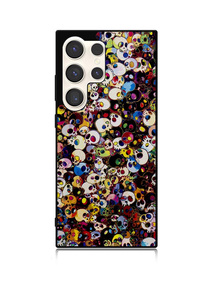 Takashi Murakami Color Skull Samsung Galaxy S25 Ultra 5G Case QC10838