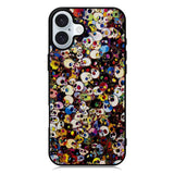 Takashi Murakami Color Skull iPhone 16 Case QC10838