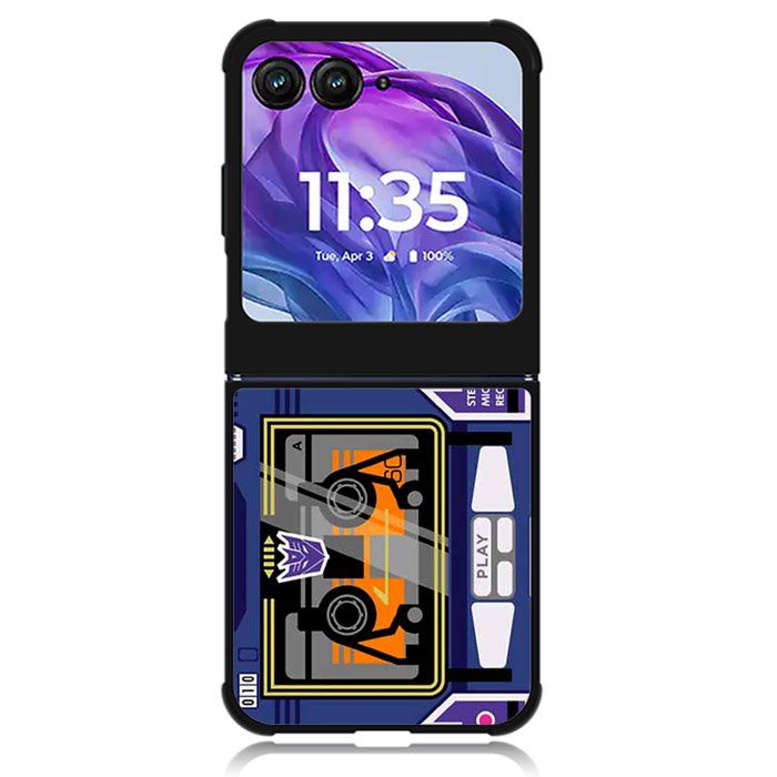 Transformers Soundwave Cassette Motorola Moto Razr Plus 2024 , Moto Razr+ 2024 Case