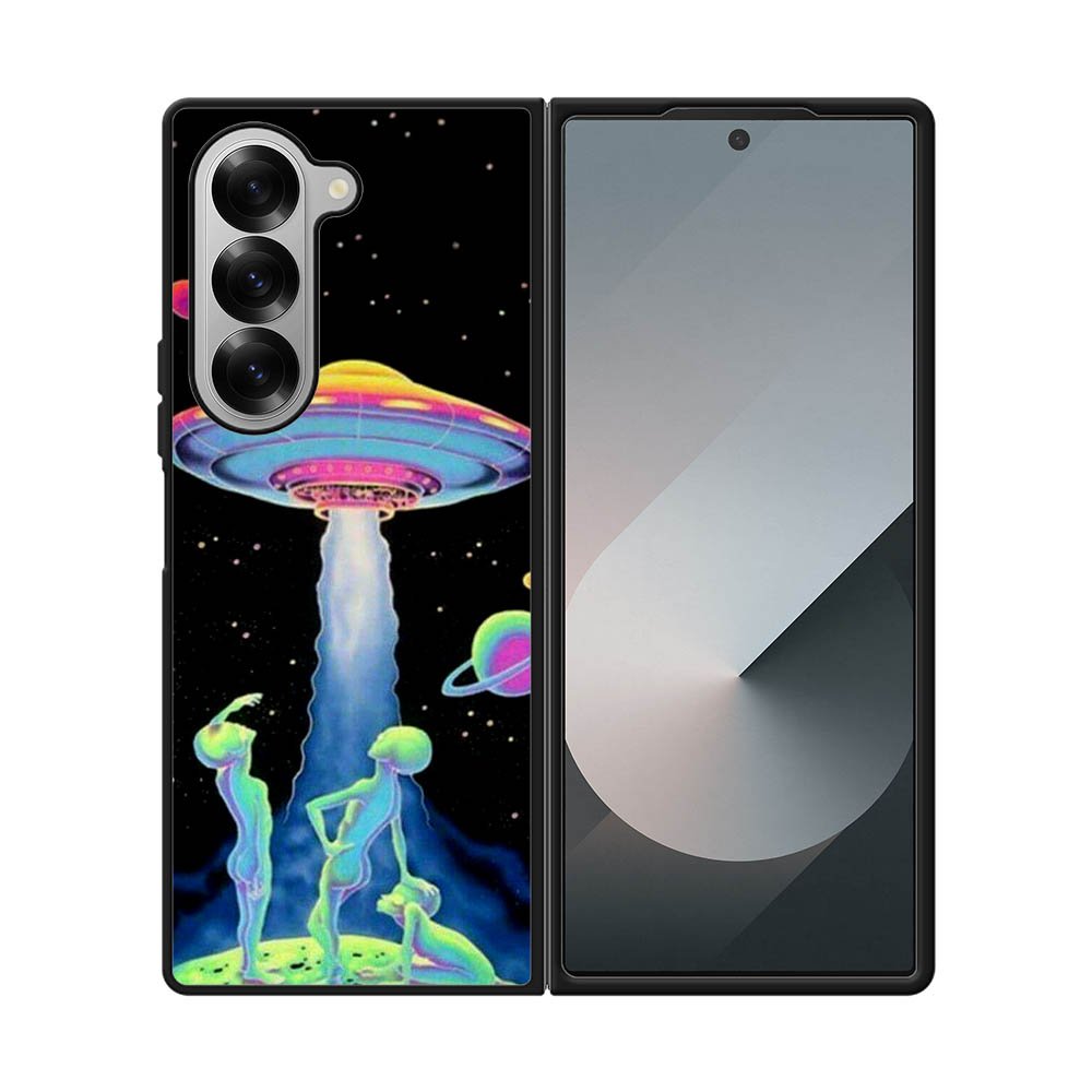 Aesthetic Alien Psychadelic Art Samsung Galaxy Z Fold 7 5G Case OV10630