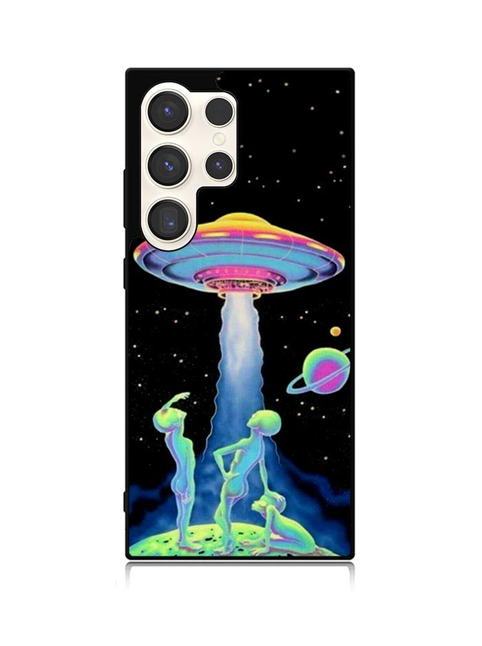 Aesthetic Alien Psychadelic Art Samsung Galaxy S25 Ultra 5G Case QC10630