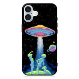 Aesthetic Alien Psychadelic Art iPhone 16 Case QC10630