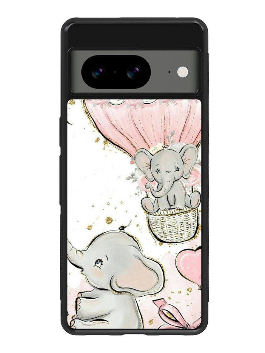 Dumbo Drawing Air Balloon Google Pixel 8 Case QC10558