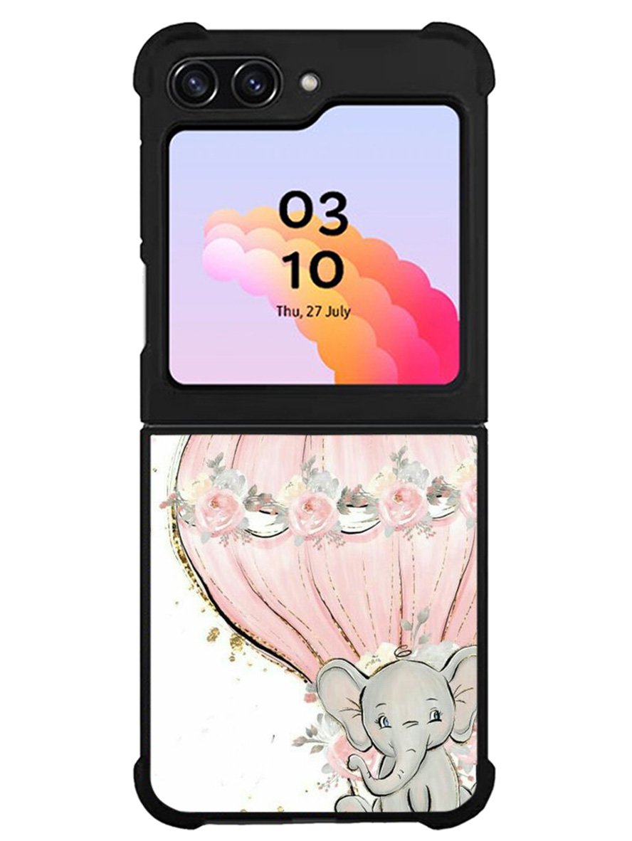 Dumbo Drawing Air Balloon Samsung Galaxy Z Flip 5 5G 2023 Case OV10558