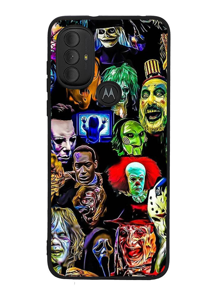 Horror Collection Collage Motorola Moto G Pure 2021 , Moto G Power 2022 Case