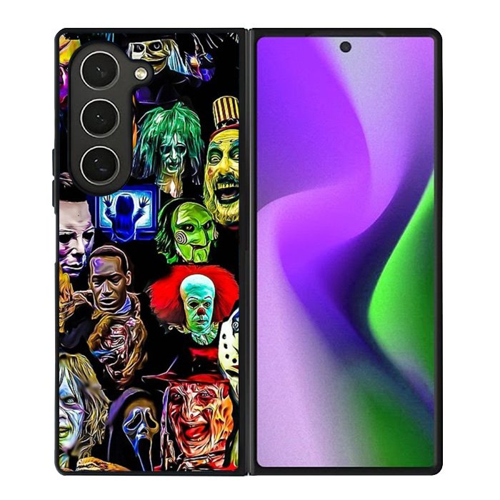 Horror Collection Collage Samsung Galaxy Z Fold 6 Case