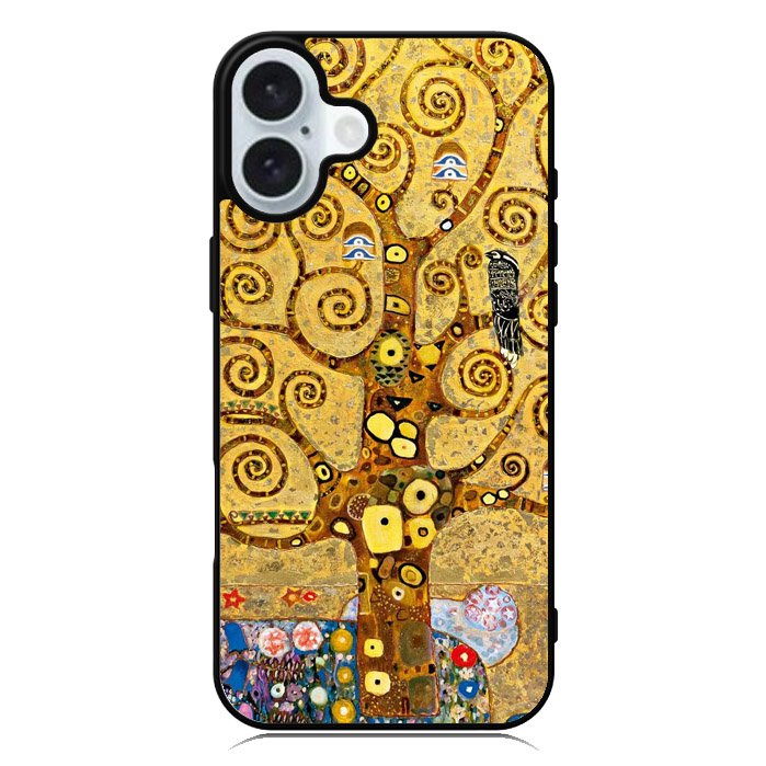 Klimt Trees iPhone 16 Case QC10612