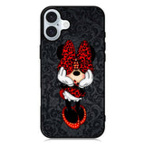 Leopard Minnie Mouse iPhone 16 Case QC10616