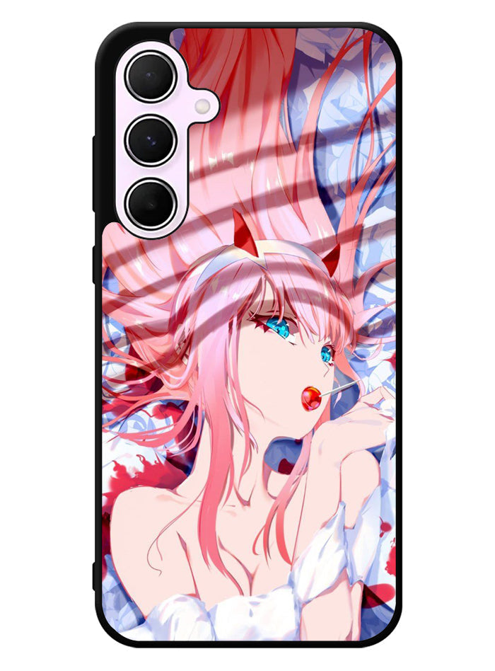 Sakura Zero Two Darling Samsung Galaxy A35 5G Case