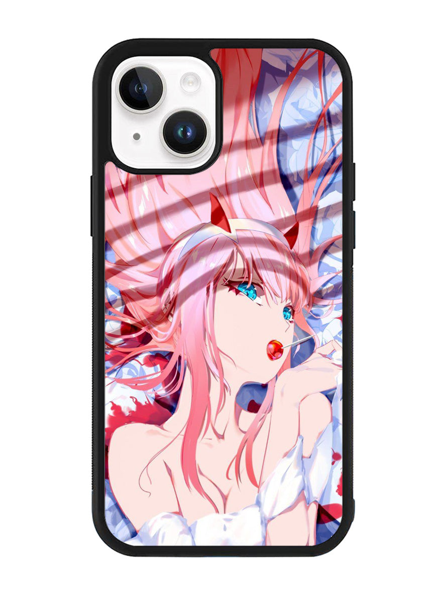 Sakura Zero Two Darling iPhone 15 Plus Case OV10410