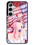 Sakura Zero Two Darling Samsung Galaxy S25 5G Case