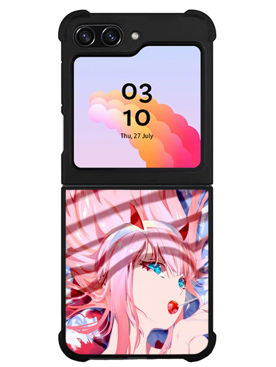 Sakura Zero Two Darling Samsung Galaxy Z Flip 5 5G 2023 Case