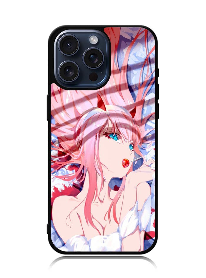 Sakura Zero Two Darling iPhone 15 Pro Case OV10410