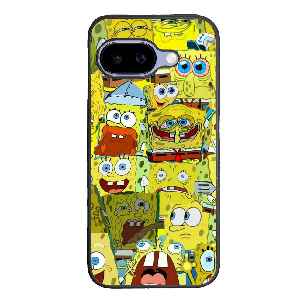 Spongebob Yellow Meme Collage Google Pixel 10A Case QC10437