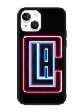 Los Angeles Clippers Neon iPhone 15 Plus Case OV9370