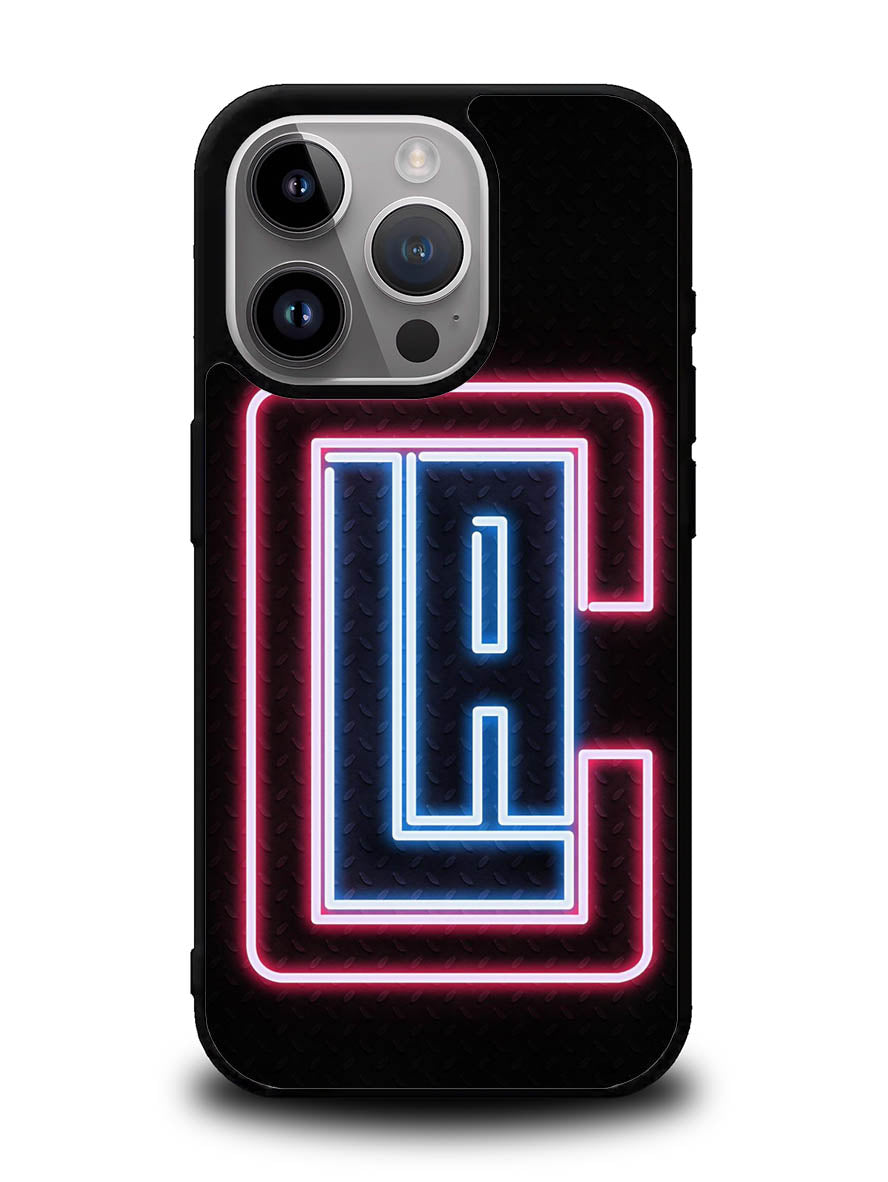 Los Angeles Clippers Neon iPhone 16 Pro Max Case OV9370