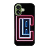 Los Angeles Clippers Neon iPhone 17 Case OV9370