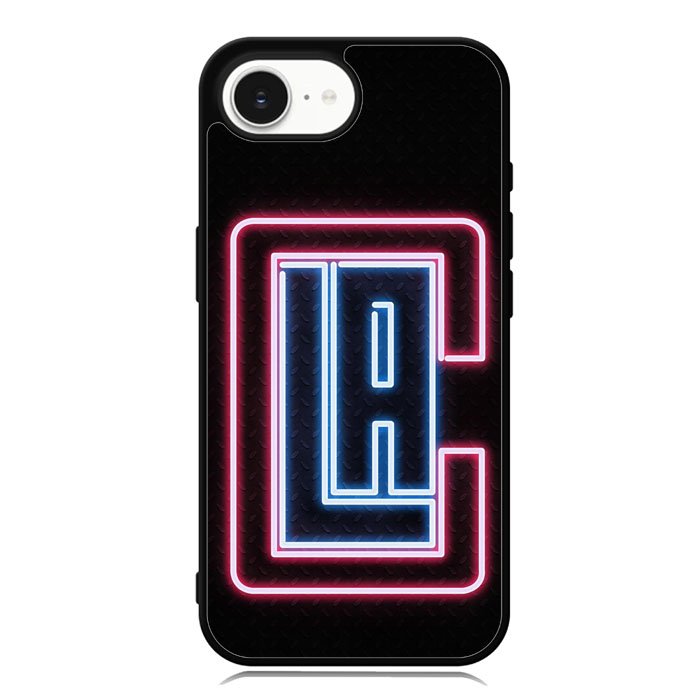 Los Angeles Clippers Neon iPhone 16e Case OV9370