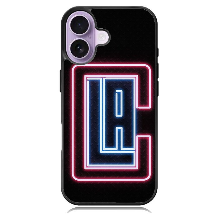 Los Angeles Clippers Neon iPhone 17 Case OV9370