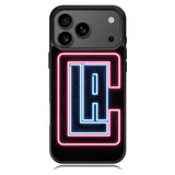 Los Angeles Clippers Neon iPhone 17 Pro Case RC9370