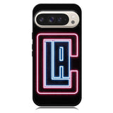 Los Angeles Clippers Neon Google Pixel 10 Pro XL Case RC9370
