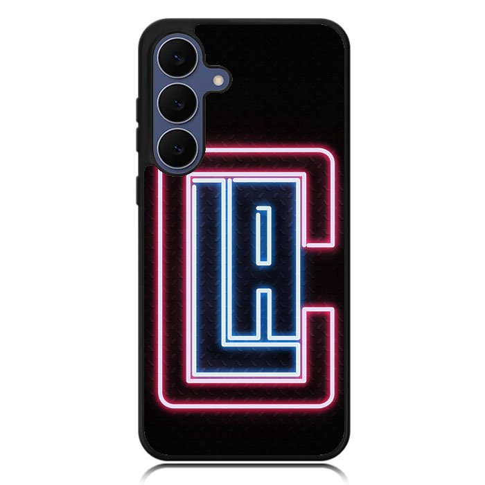 Los Angeles Clippers Neon Samsung Galaxy S25 FE Case OV9370