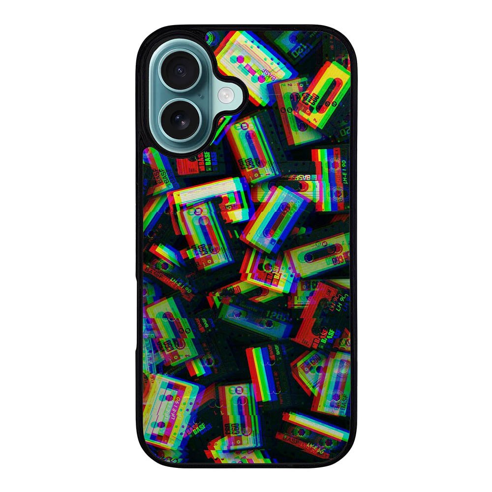 Retro Cassette Blur NA00238 iPhone 16 Case Cover