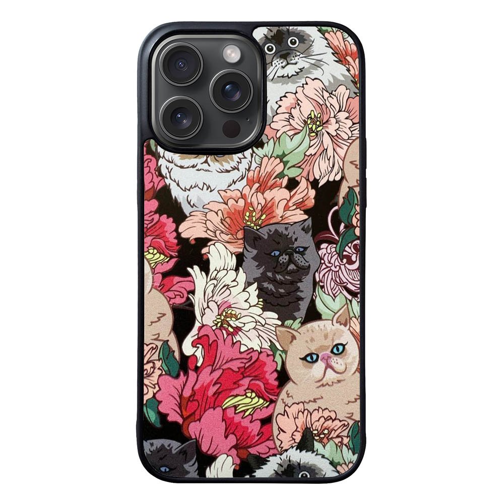 cat flower NDK0041 iPhone 15 Pro Max Case