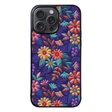 Flower violet 3D NDK0092 iPhone 15 Pro Max Case