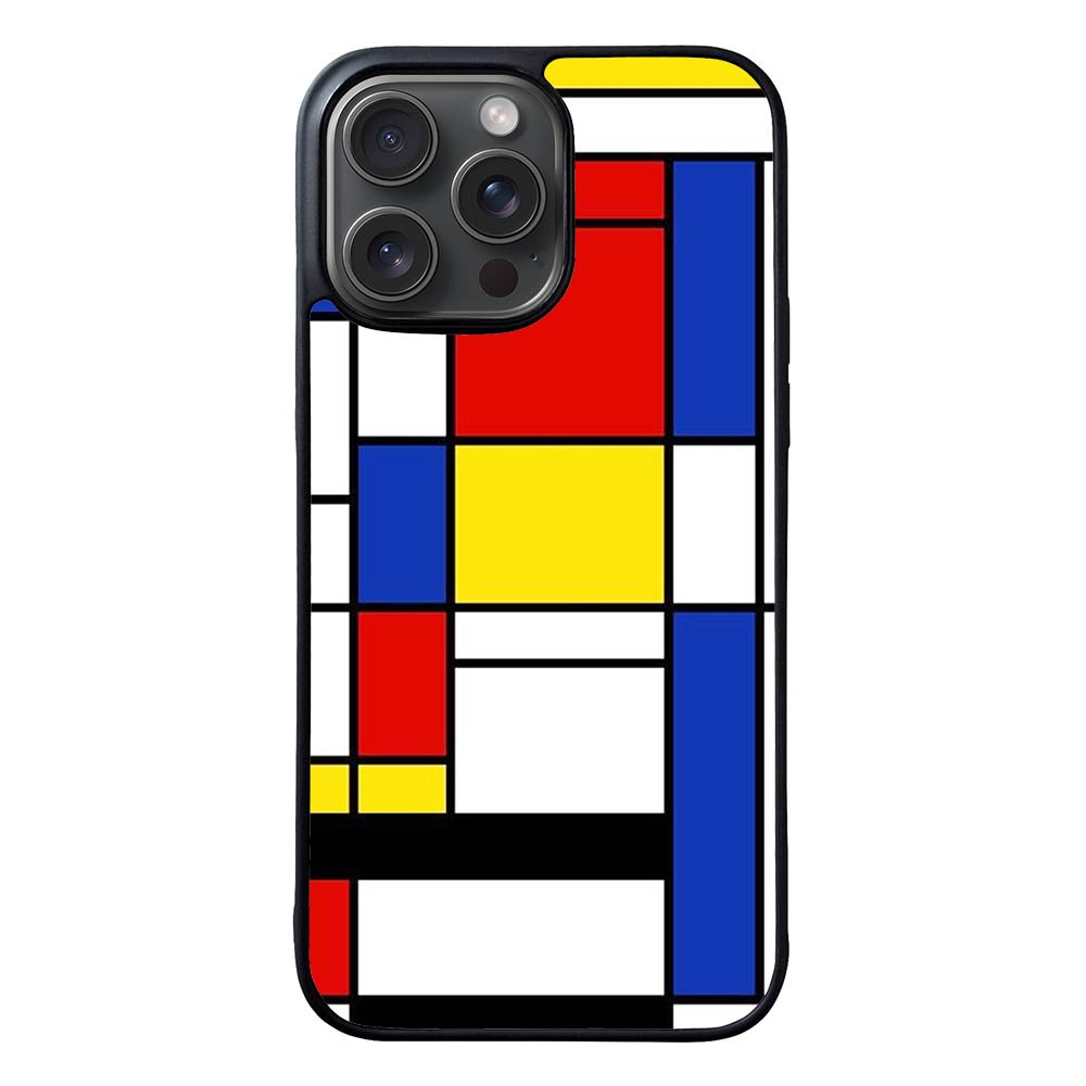 Abstract Geometric Colorful Pattern NDK0110 iPhone 15 Pro Max Case