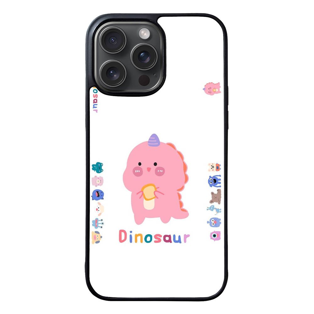 Dinosaur pink NDK0118 iPhone 15 Pro Max Case