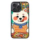 dogs eat meat NDK0136 iPhone 15 Pro Max Case