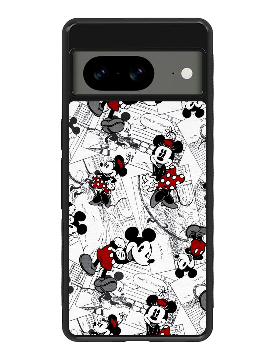 mickey mouse wallpaper Google Pixel 8A Case QC3287