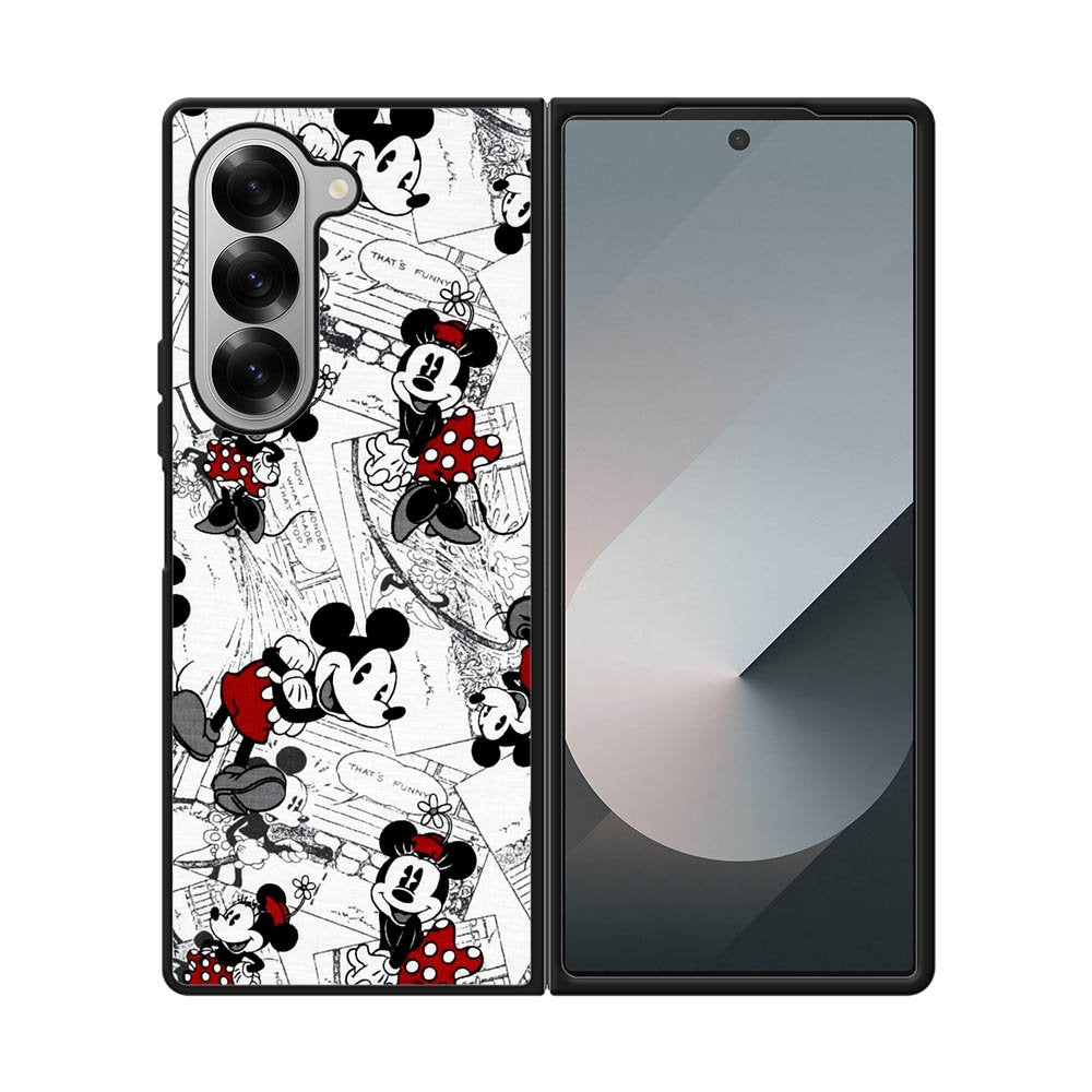 mickey mouse wallpaper Samsung Galaxy Z Fold 7 5G Case QC3287