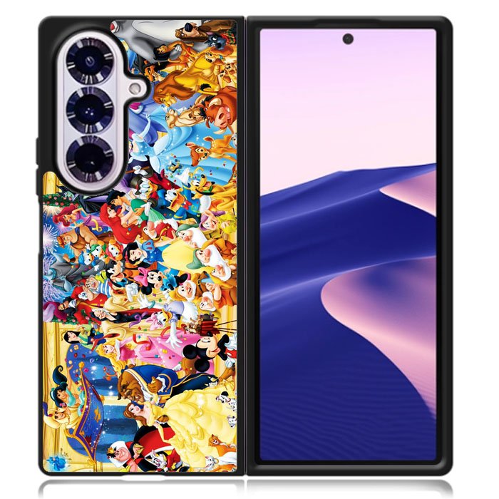 All Characters Disne Samsung Galaxy Z Fold 7 Case OV3795