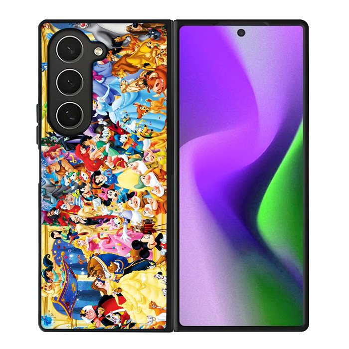 All Characters Disne Samsung Galaxy Z Fold 6 5G 2024 Case OV3795