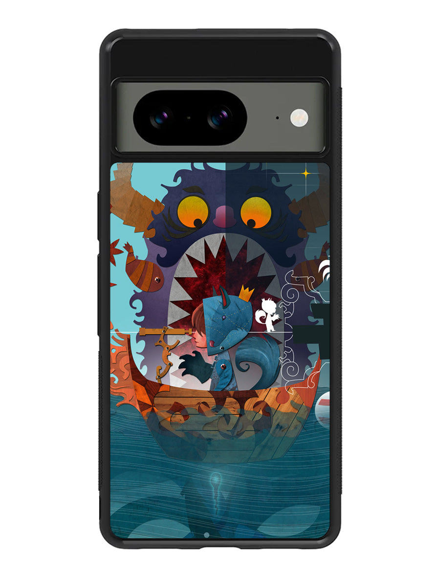 Where the Wild Things Are cartoon Wallpaper Google Pixel 8 Case QC1494