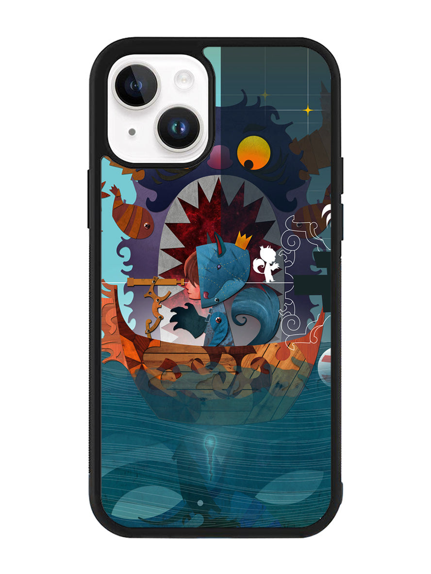 Where the Wild Things Are cartoon Wallpaper iPhone 14 Case QC1494